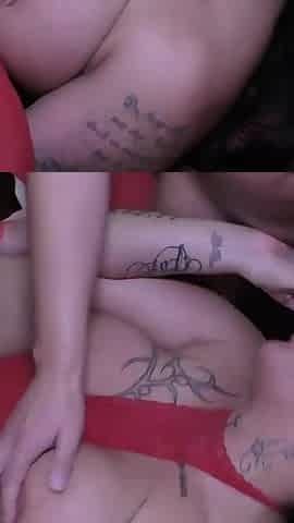 BBW Ashley and Olga in Creampie Gangbang