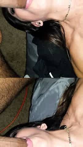 My wife blowjob our black friend's cock