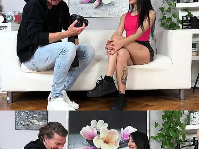 Horny Latina is casting out her pussy