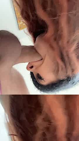 Cheating floozy sneaks away to give sloppy bj to boyfriends boyfrend