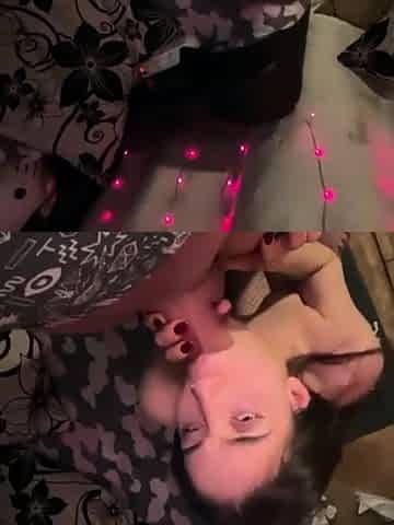Horny teen get cum on pussy after hard anal pounding live at