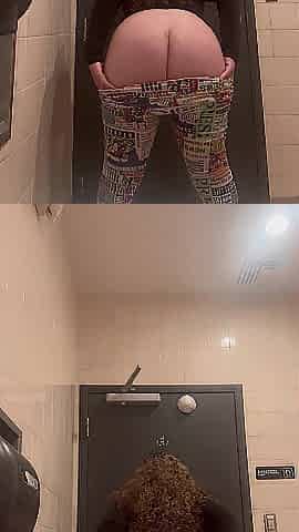 Cheerleader stuck in Walmart Bath