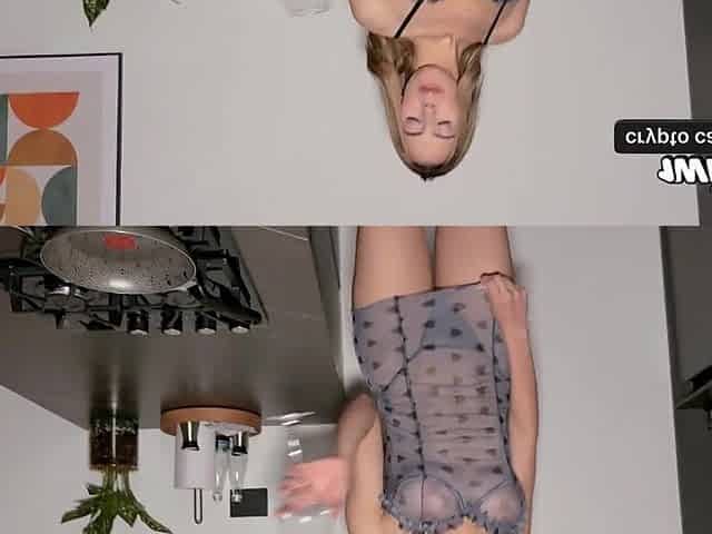 Hard Dick all to Herself, I Love how U Bang Me in the Kitchen