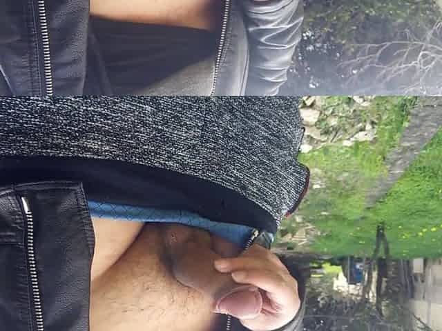 Outdoor masturbation