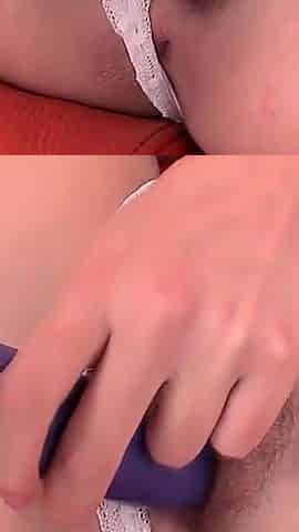 Naughty Teen Plays with a Toy Before Getting Her Bush Licked and Pounded by a Horny Guy
