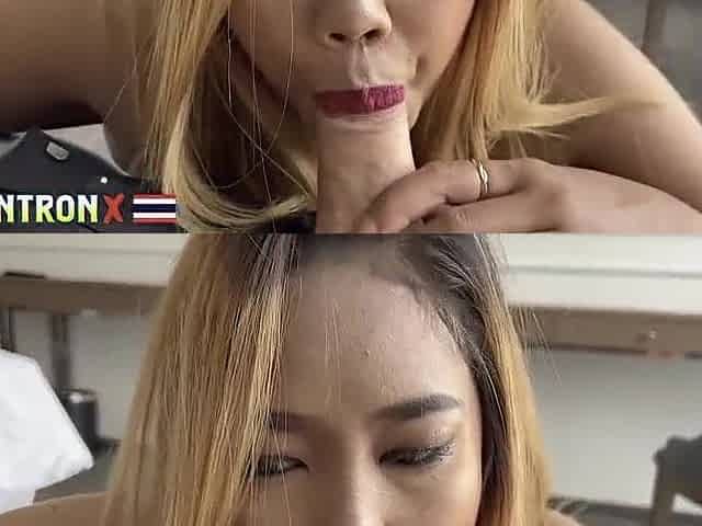 JohnTronX - Breasty Thai'mateur gets screwed hard in POV style