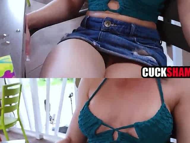 Cuckold spouse helps wife hook uo with ebony bartender
