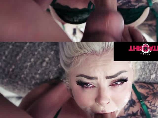 Throated - Sloppiest Sucking cock Compilation
