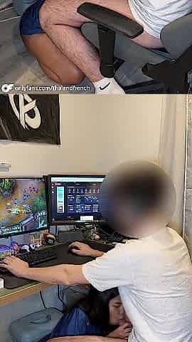 KCORP fan sucks me off during my game, I have to AFK to fuck her #KCWIN