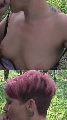 MILF Wife Cum Slut Bree Branning Does Daytime Dogging to Suck off Strangers Cocks