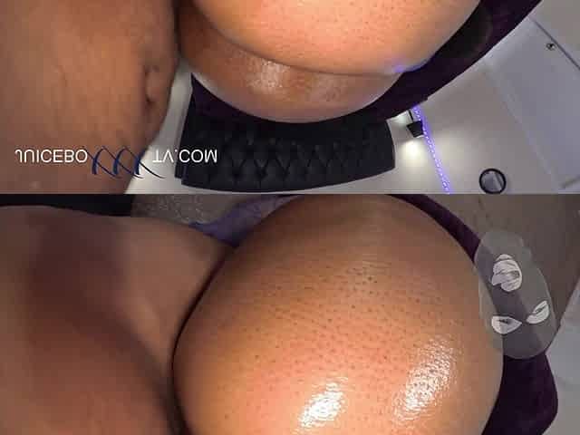 Big ass black horny MILF pov video