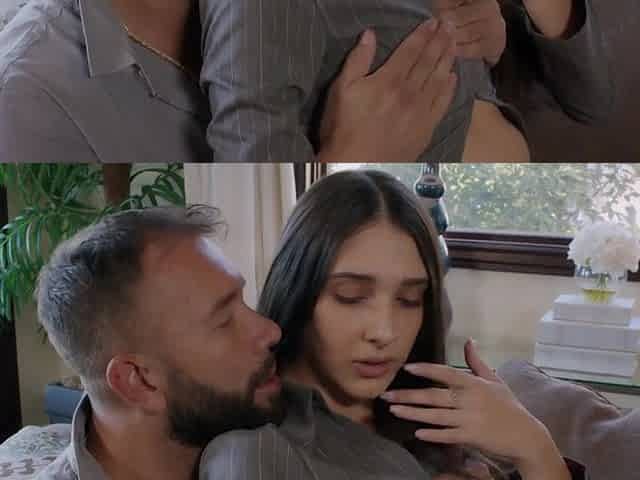 Hot leggy teen Aria Sloane sex story