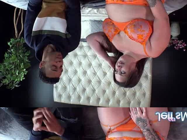 Overweight Playgirl Kurvy Kassy Feeds on a BBC Previous to Riding It
