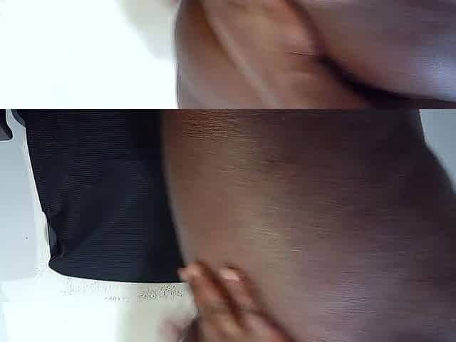 Corpulent Sissy Play with Her Caged Rod