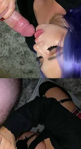 Amazing Blowjob Handjob with Facial load