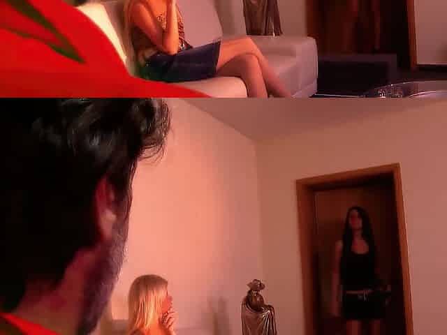 Double sweethearts in the heat for mr.Large penis!!