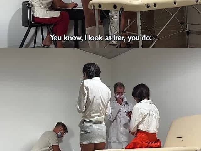Katty West and Kate Rich Visit a Gynecologist and Propose A Deal To Keep Their Secret