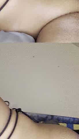 Oiled up large titty Black humps pillow POV/ Groaning