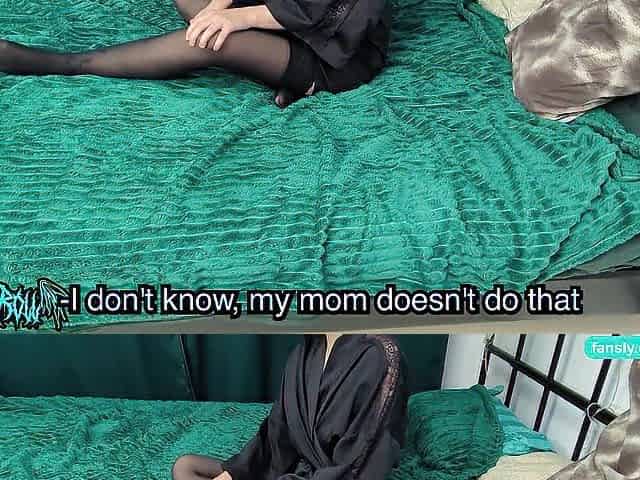 I caught my ally's mamma stroking and this babe assented to take my virginity - Russian talk porn