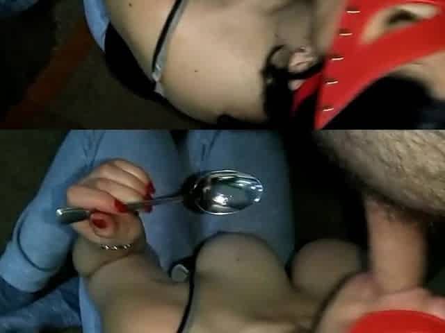 Step mature in law eat step sons cum with a spoon