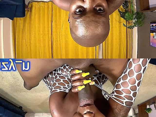 BBC Gets Sucked in POV By Shaved Black