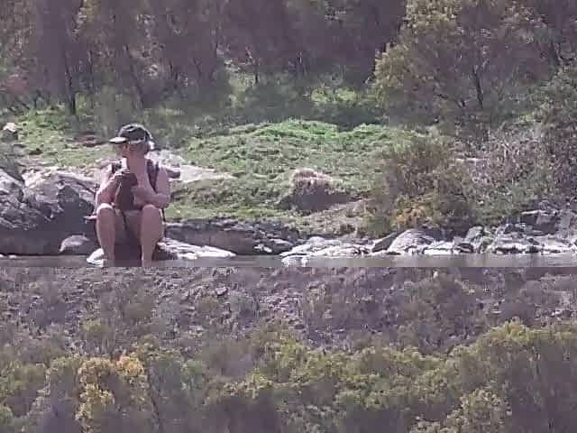 Disrobe to Bare a public River Crossing Swim & Bang(Sorry for the water drop)
