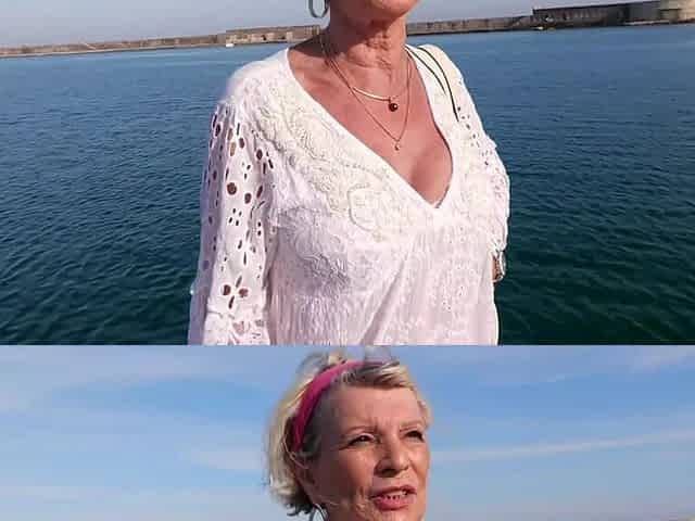 Eva 70 years old still wants two beautiful cocks