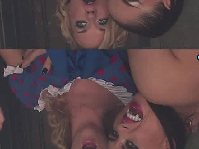 Golden-haired Enticed by Vampire in Toy-Filled Dungeon