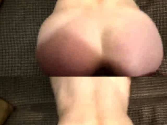 Cumshot on Her Big Ass After Handjob