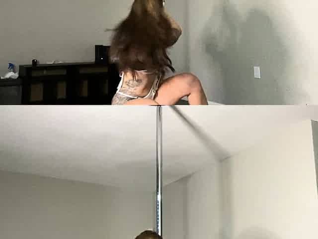 Cute curly brunette solo webcam masturbation