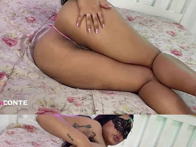 Wearing solely a belt in daybed, wanting to have sex, nasty wife - Raissa Conte