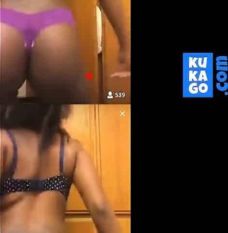 Ebony Amateur's Striptease Cam Show