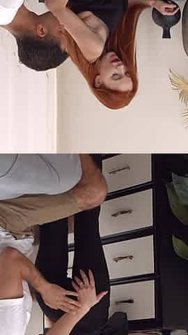 Megan Murkovski - 4K - Horny Redhead Teen Gets Fucked by Two Guys