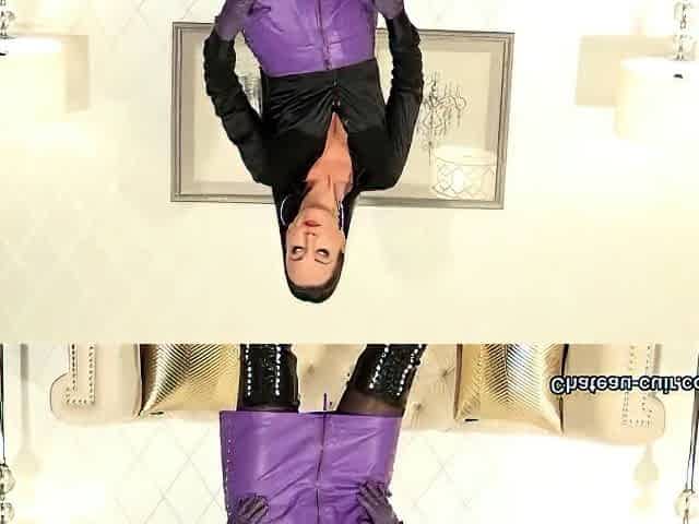 Kinky Leather Clips - Fetish Liza - Cum On My Leather