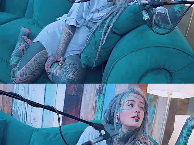Anuskatzz tattoo model ASMR I - isolation podcast talking