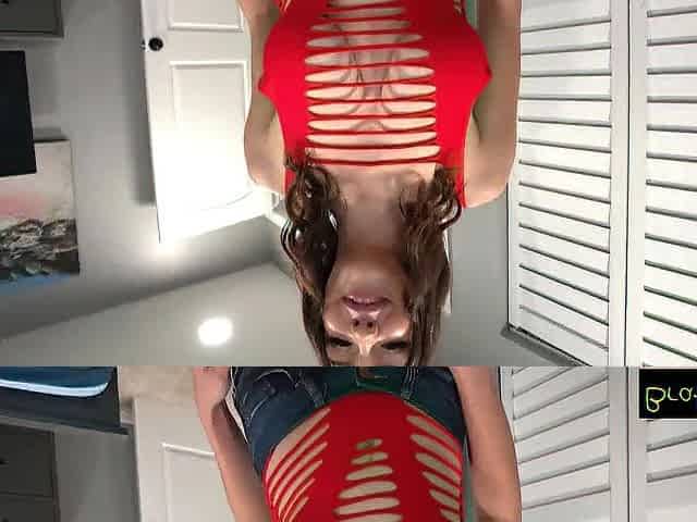 Horny Large tit Rissa May teases Stepbro, "Mmmm I like When U Talk Messy to Me"