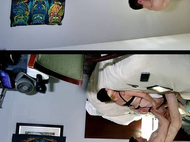 No Sound but See Me Pound Her Out, Right Over the Bed