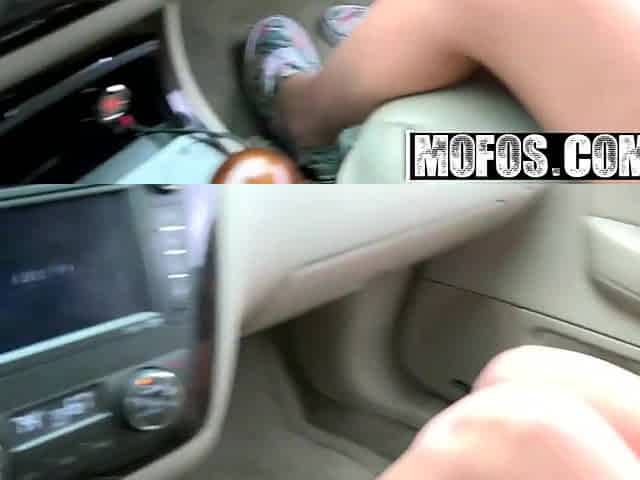 Mofos - Stranded Teens - Natural Teen Bangs for a Ride , Alex Blake