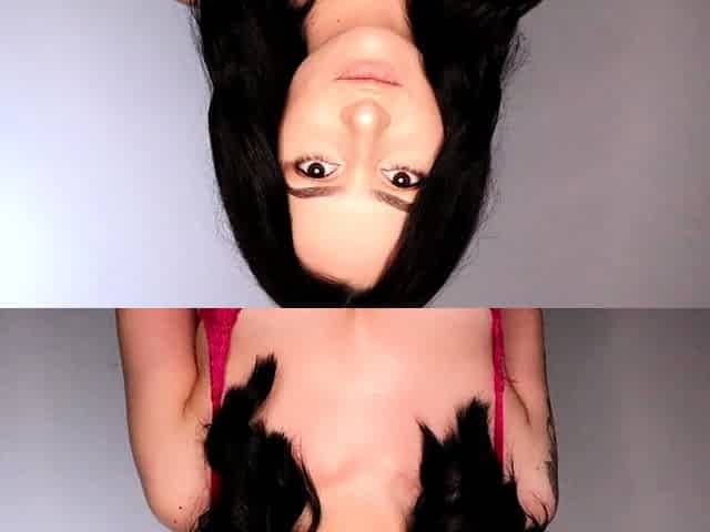 Nasty brunette pornstar with big boobs