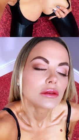 Beautiful blonde nanny and big boobed blonde MILF get pumped