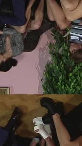 German Slut Got Fingered and Fucked in Threesome