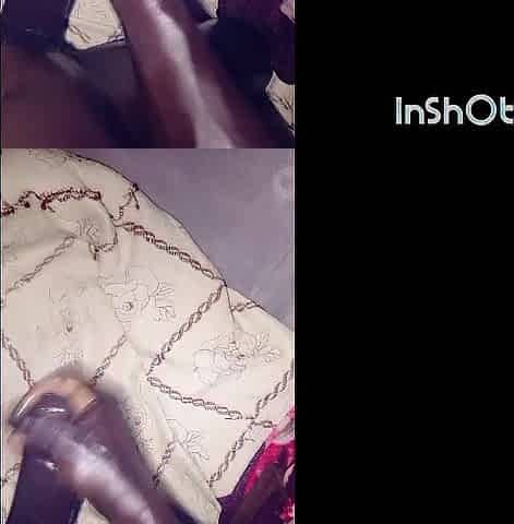 This chab cums twice after real hard masturbating with his blackest wang in porn