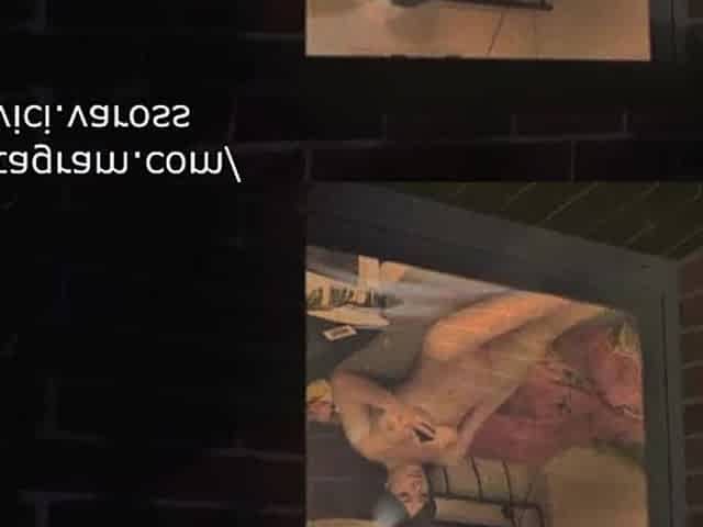 Sweet woman caught at the window and and exhibitionist jerk off - Victoria Vaross