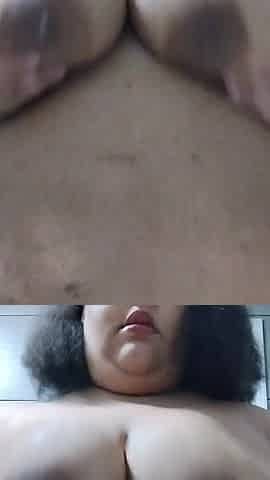 Playing with My Big Titties and Fat Belly