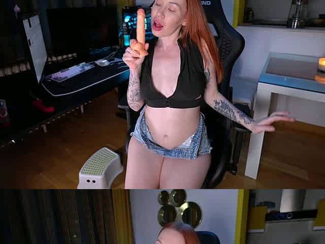 Cam Girl Goes Wild for the First Time on PDCams