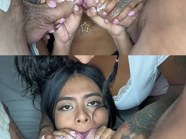 Swingers with a Busty Asian Woman and Spaniards with Big Cocks - Yasmina Khan - Tommy Cabrio - Brady Bud