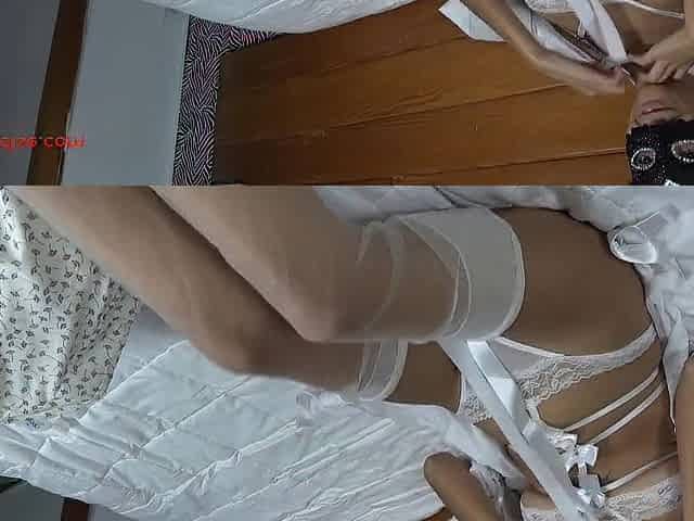 White nylons and hot underware teaser