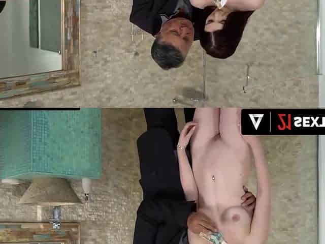 Mia Evans In 18 Gets Her Pretty Pussy Fucked By A Pervy Old Man