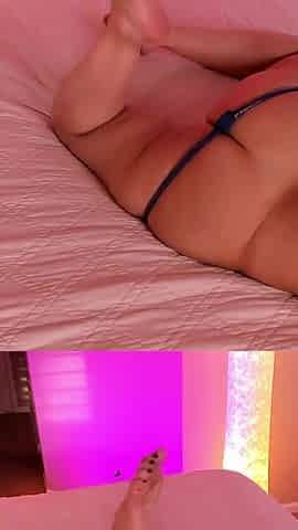 Pantie Custom Blue Thong