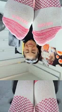 Amateur teen gives a blowjob POV style